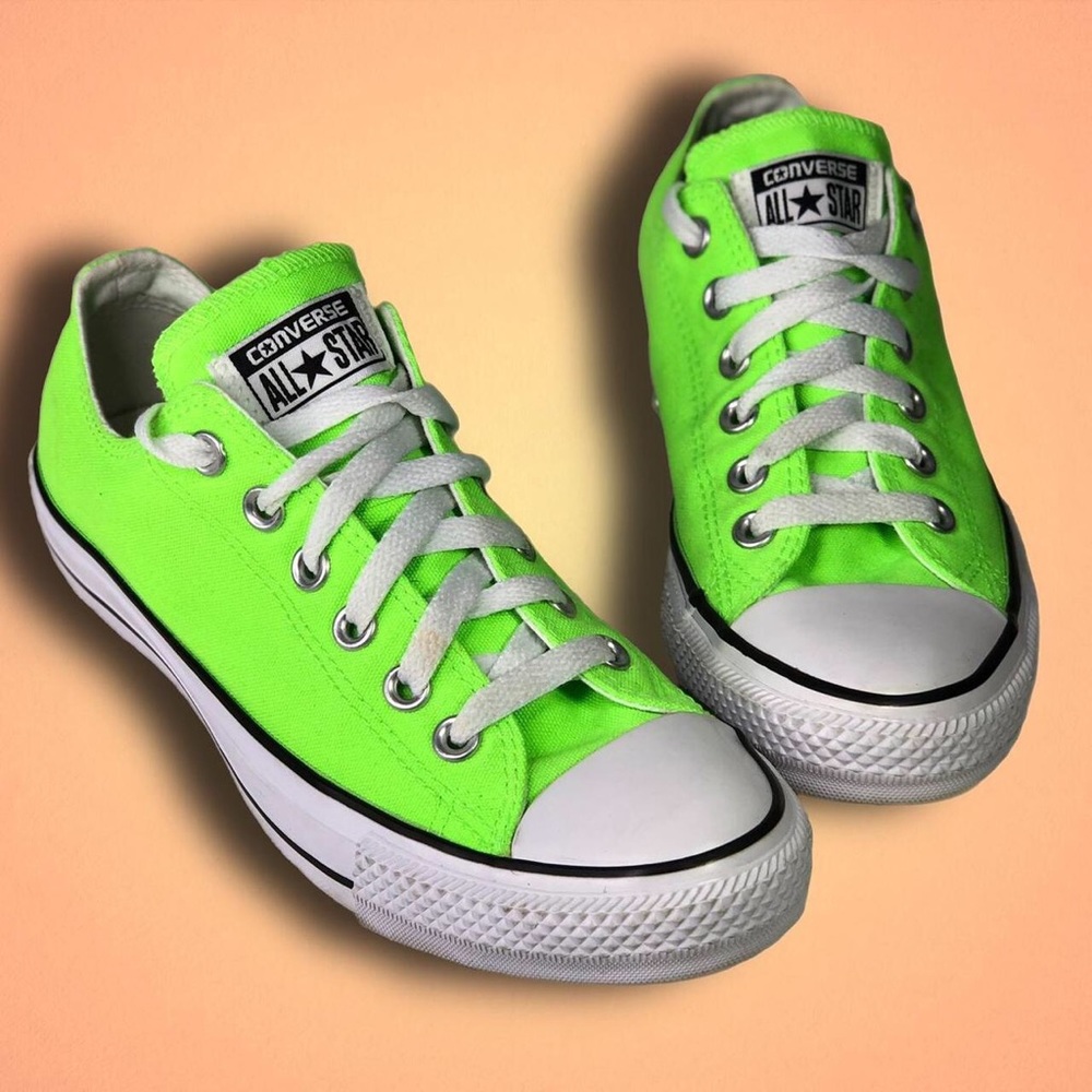 Neon Green Converse